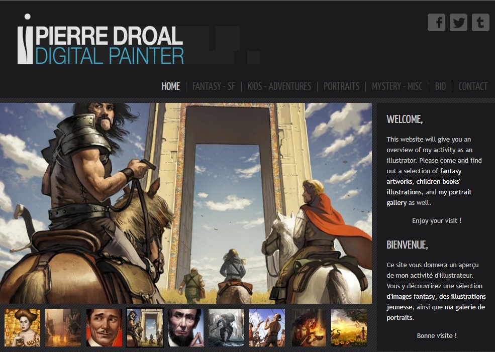 Podcast Elbakin.net n°74 : illustrer la fantasy, avec Pierre Droal